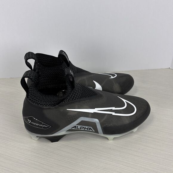 Nike Alpha Menace Elite 3 Black Football Cleats Men's Size 11 CT6648-001 NEW - Picture 5 of 7